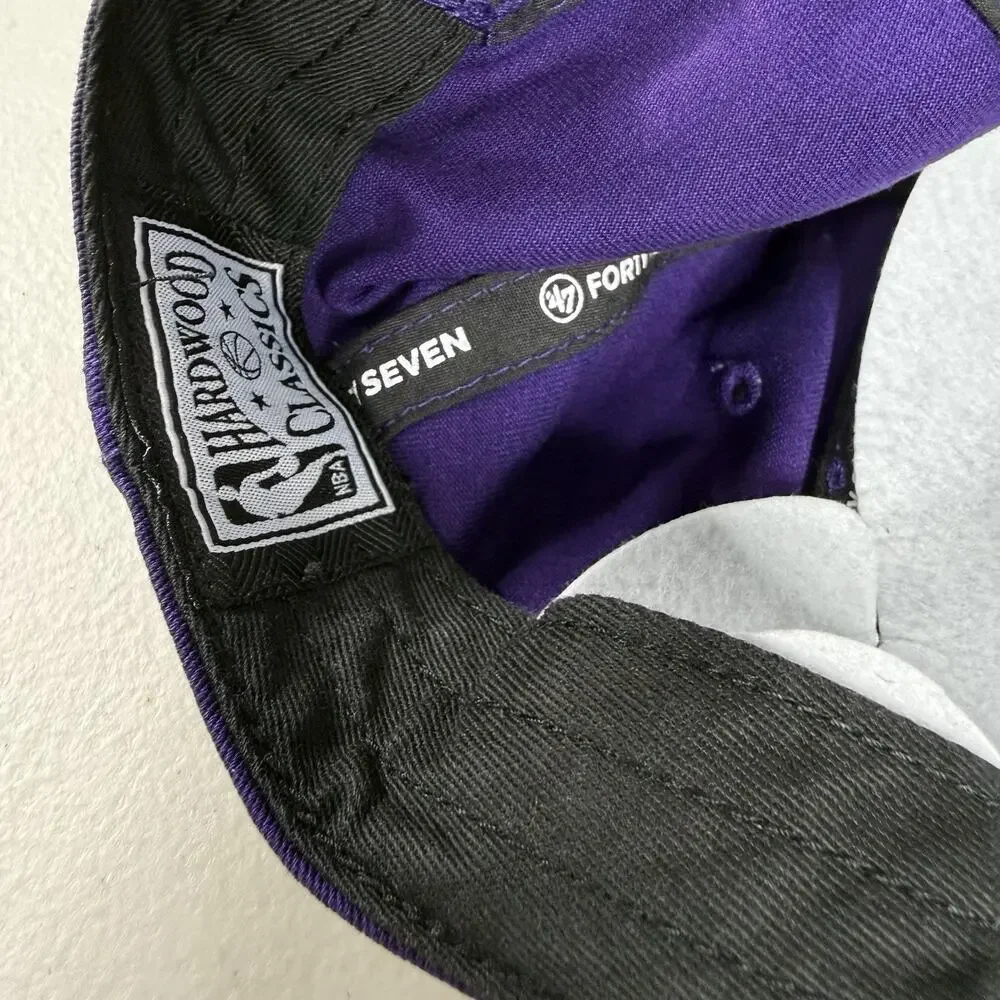 Utah Jazz '47 Brand Hitch Hat Purple Hardwood Classics Distressed